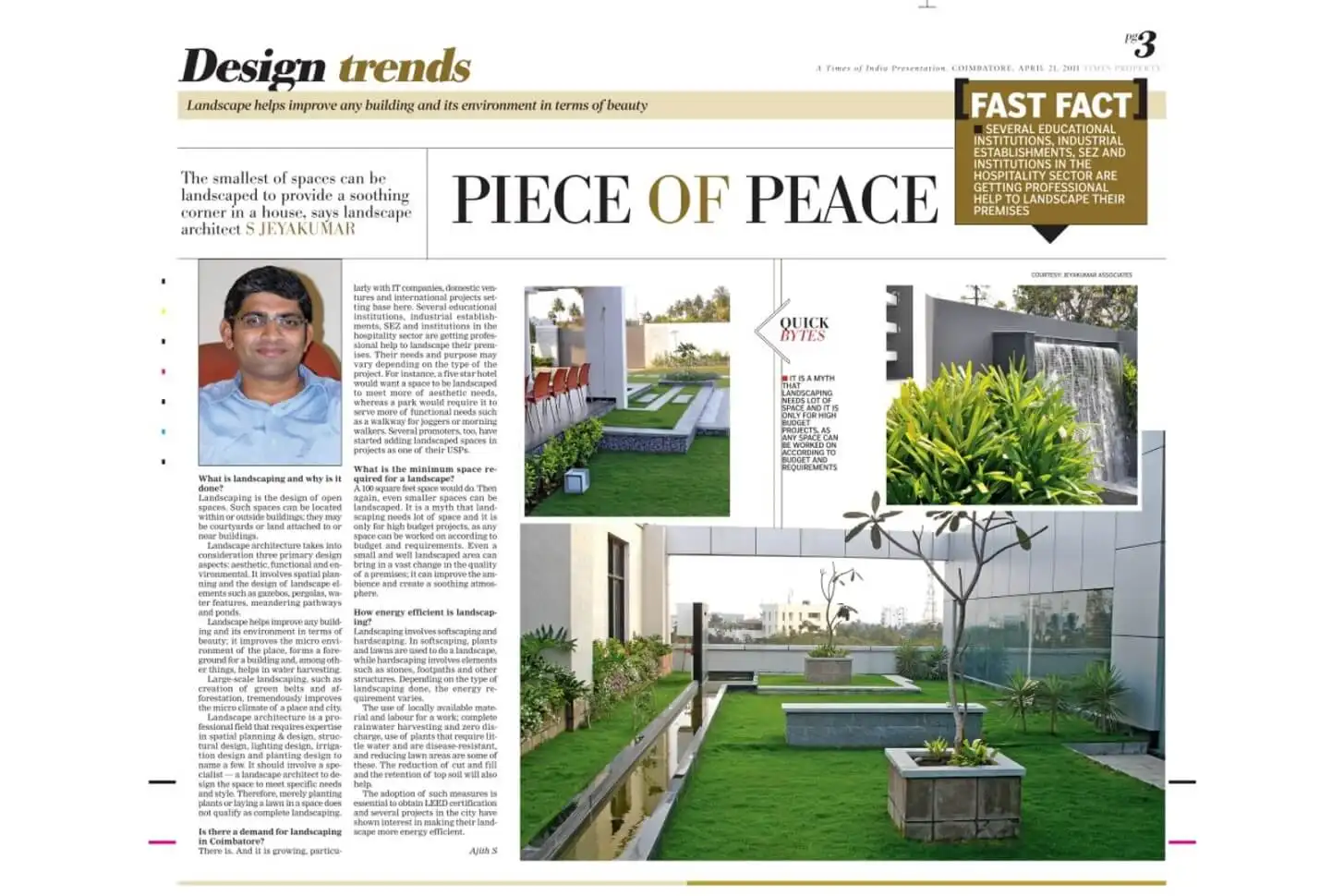Times of India recognition cover